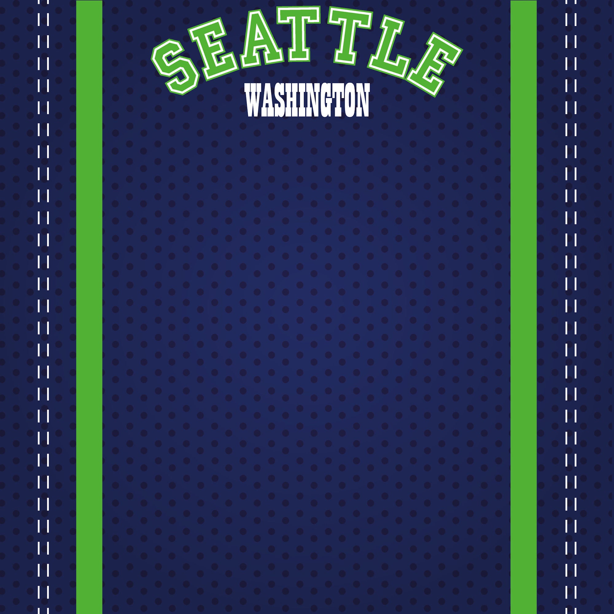Football Season Collection Seattle City Pride 12 x 12 Double-Sided Scrapbook Paper by SSC Designs