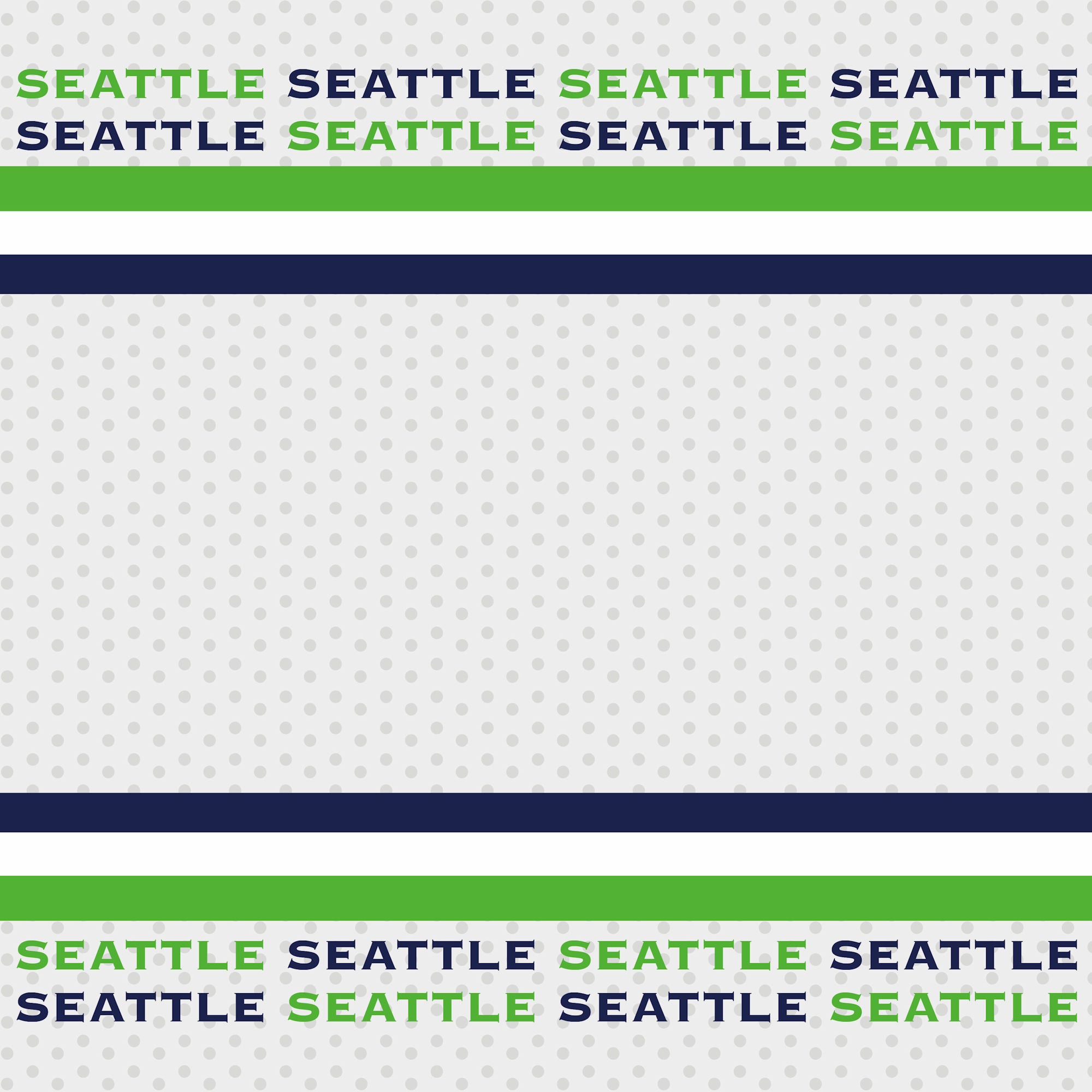 Football Season Collection Seattle City Pride 12 x 12 Double-Sided Scrapbook Paper by SSC Designs