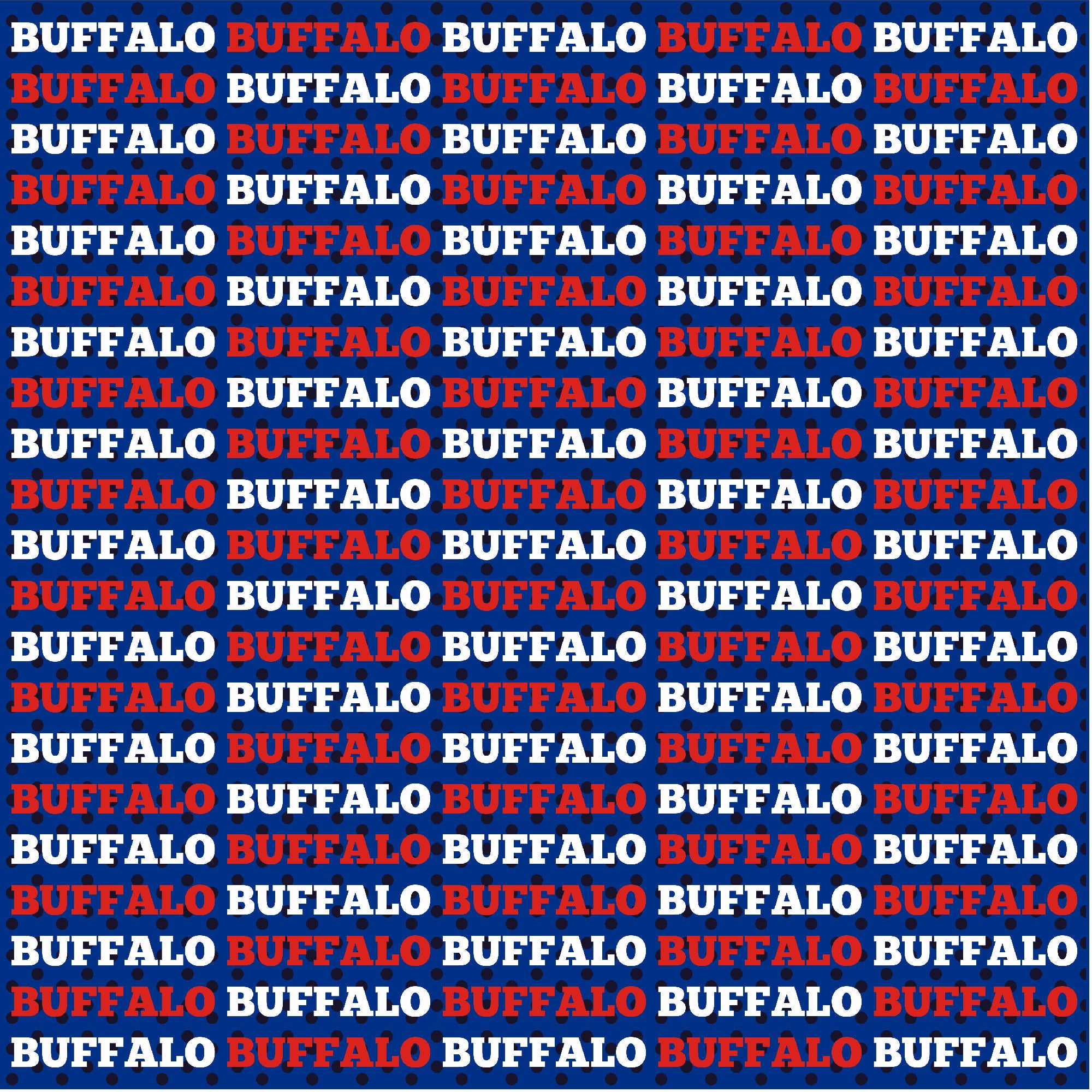 Football Season Collection Buffalo On The Field 12 x 12 Double-Sided Scrapbook Paper by SSC Designs