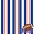Football Season Collection Bills Sporty Stripes 12 x 12 Double-Sided Scrapbook Paper by SSC Designs