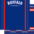 Football Season Collection Buffalo City Pride 12 x 12 Double-Sided Scrapbook Paper by SSC Designs