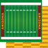 Football Season Collection Arizona On The Field 12 x 12 Double-Sided Scrapbook Paper by SSC Designs
