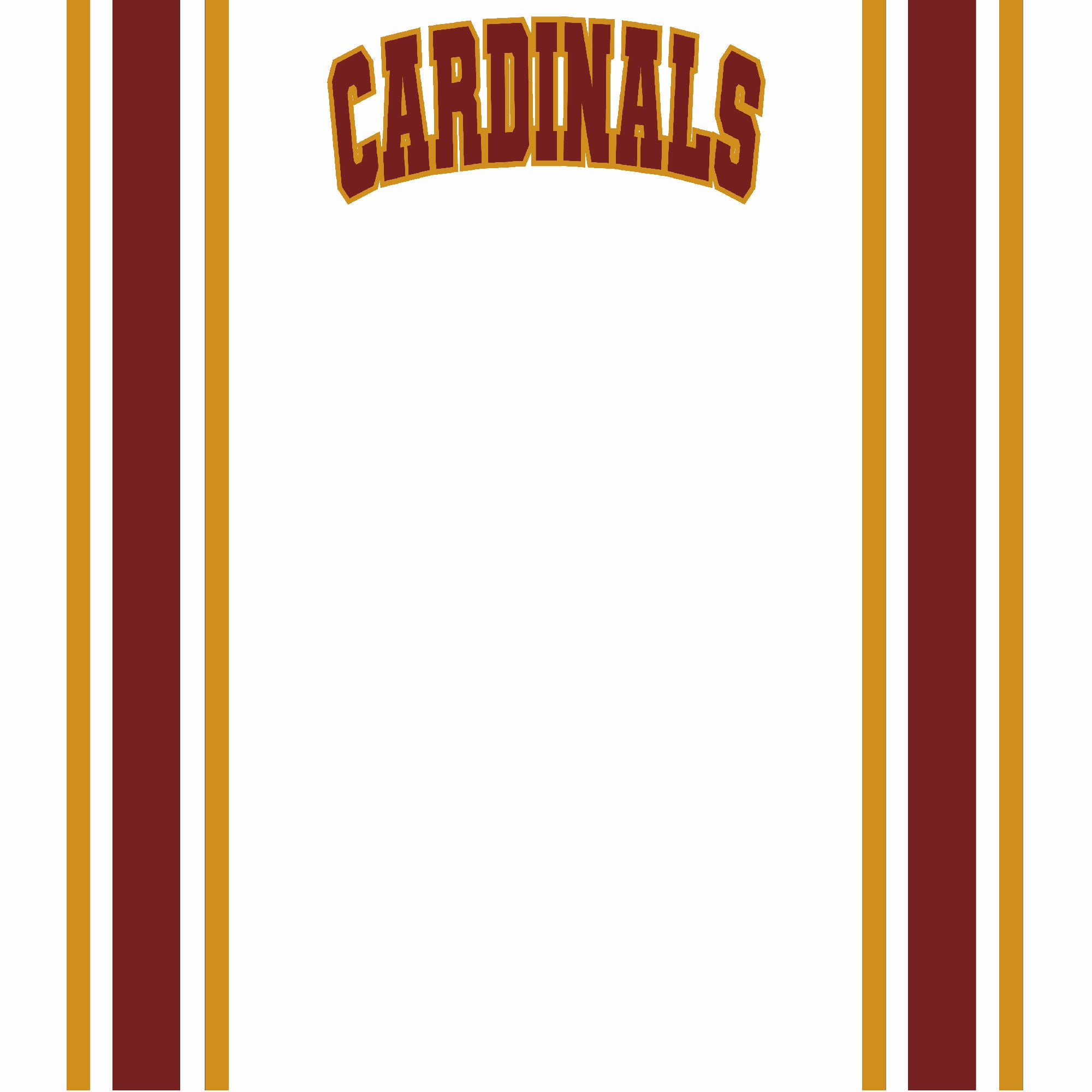 Football Season Collection Cardinals Football Jersey 12 x 12 Double-Sided Scrapbook Paper by SSC Designs