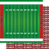 Football Season Collection Atlanta On The Field 12 x 12 Double-Sided Scrapbook Paper by SSC Designs