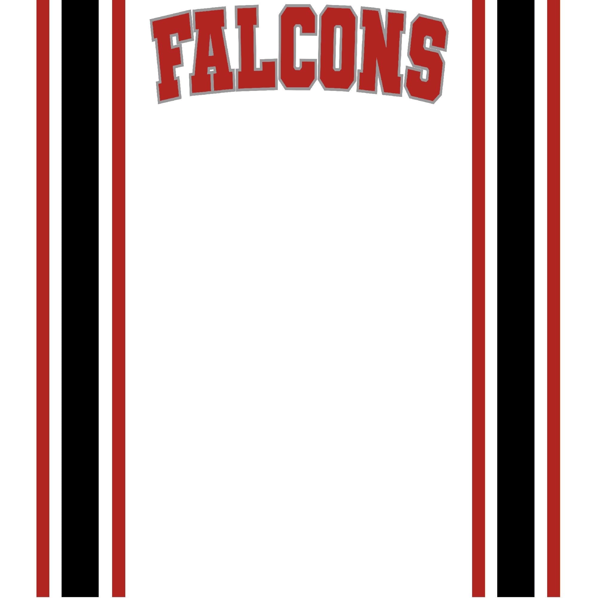 Football Season Collection Falcons Football Jersey 12 x 12 Double-Sided Scrapbook Paper by SSC Designs