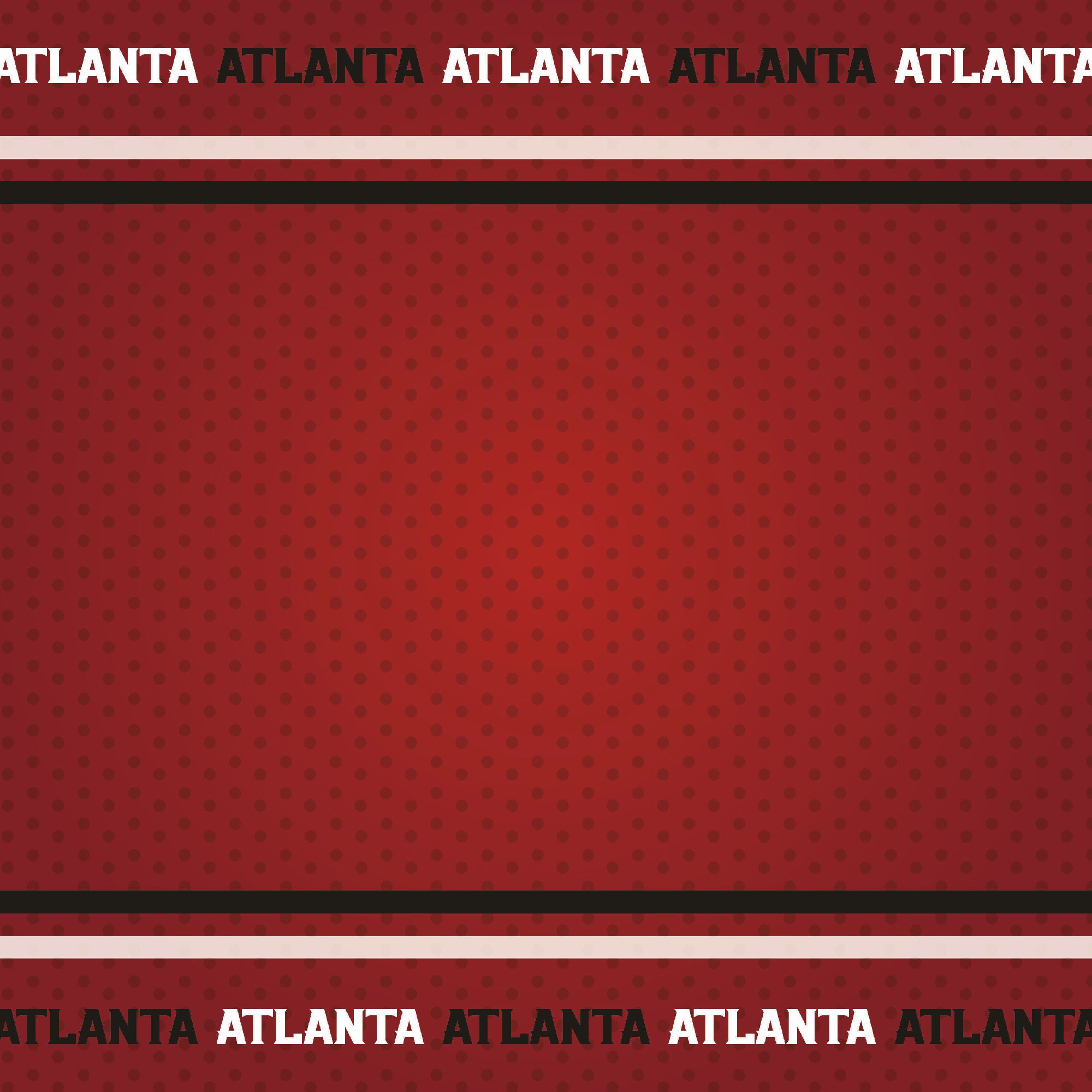 Football Season Collection Atlanta City Pride 12 x 12 Double-Sided Scrapbook Paper by SSC Designs
