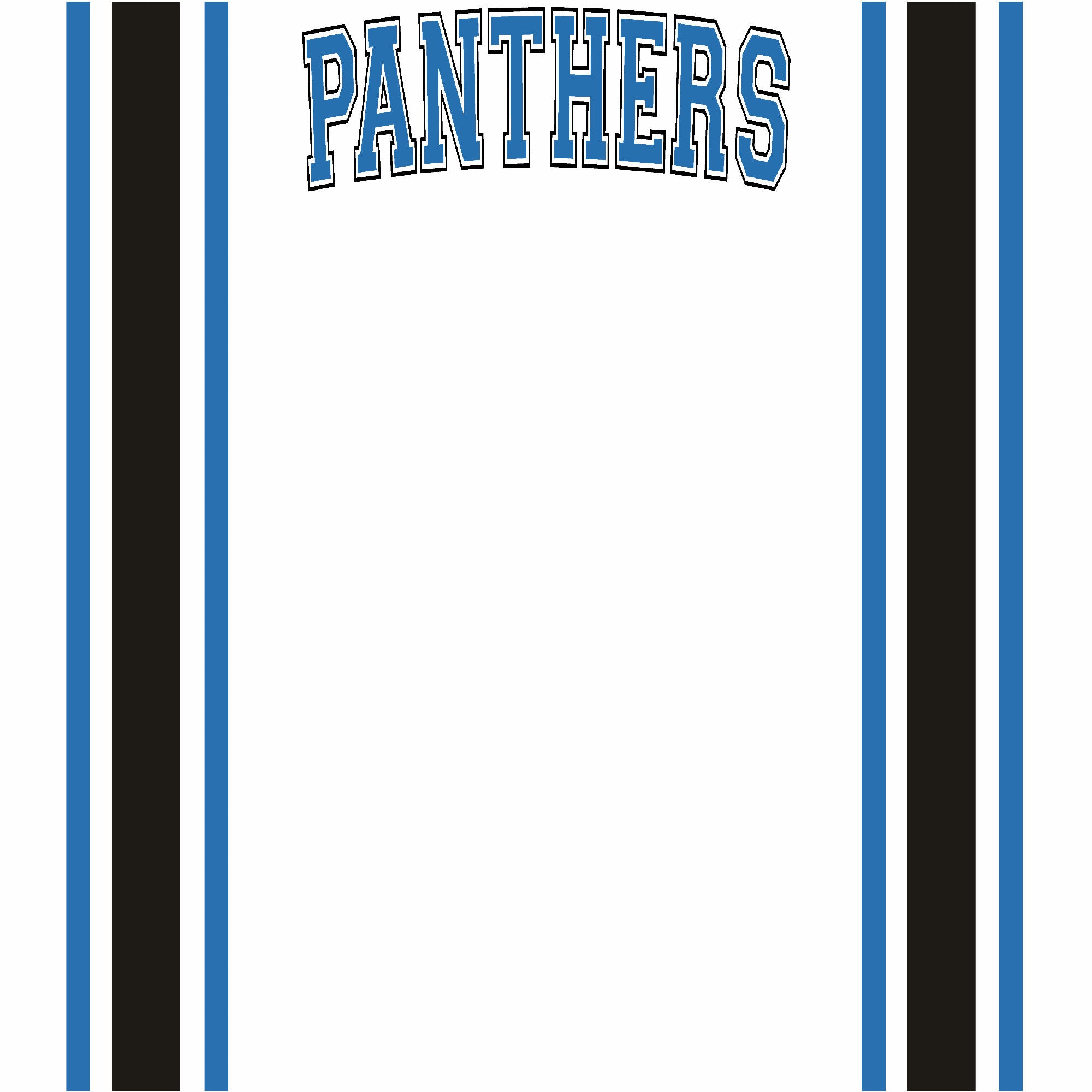 Football Season Collection Panthers Football Jersey 12 x 12 Double-Sided Scrapbook Paper by SSC Designs