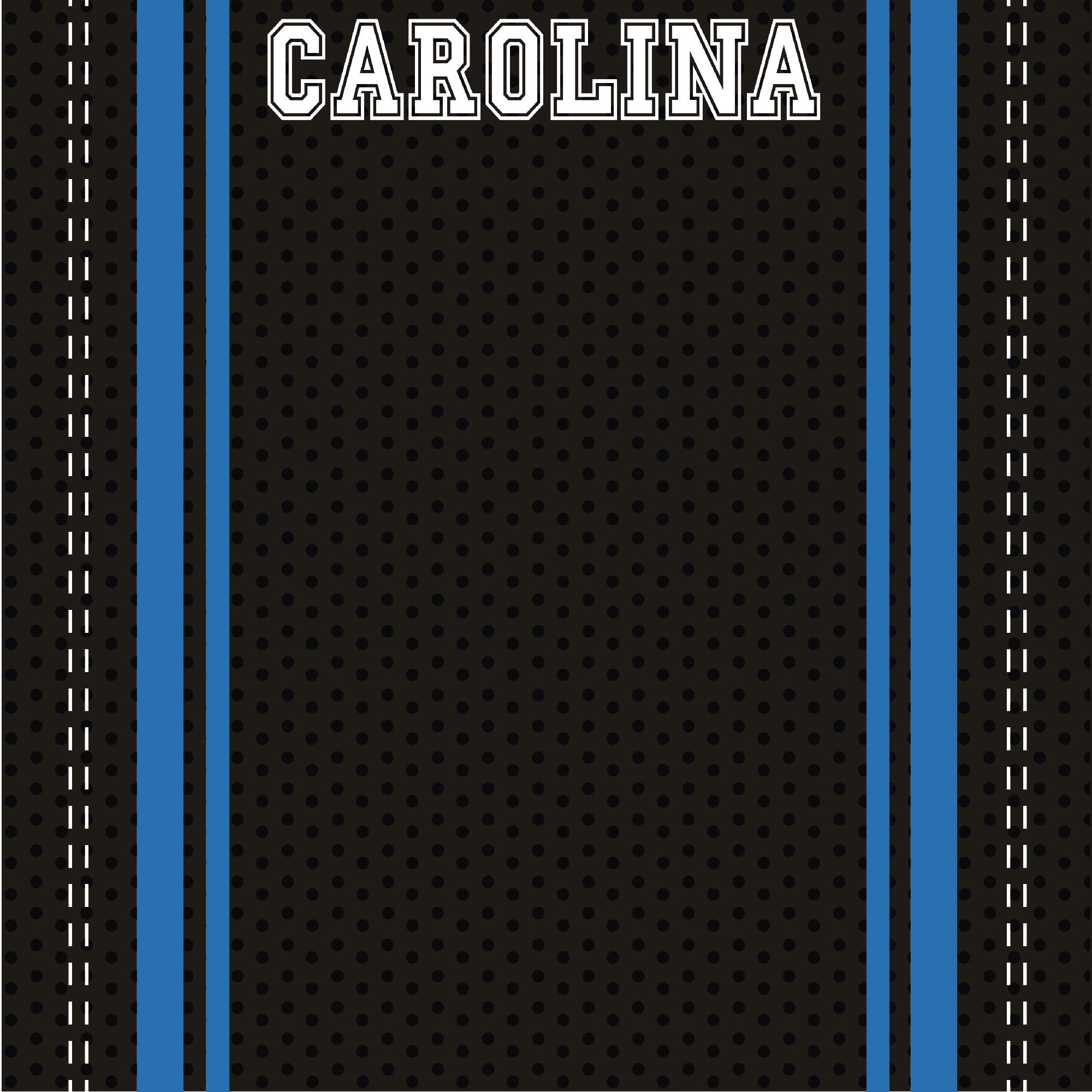 Football Season Collection Carolina City Pride 12 x 12 Double-Sided Scrapbook Paper by SSC Designs