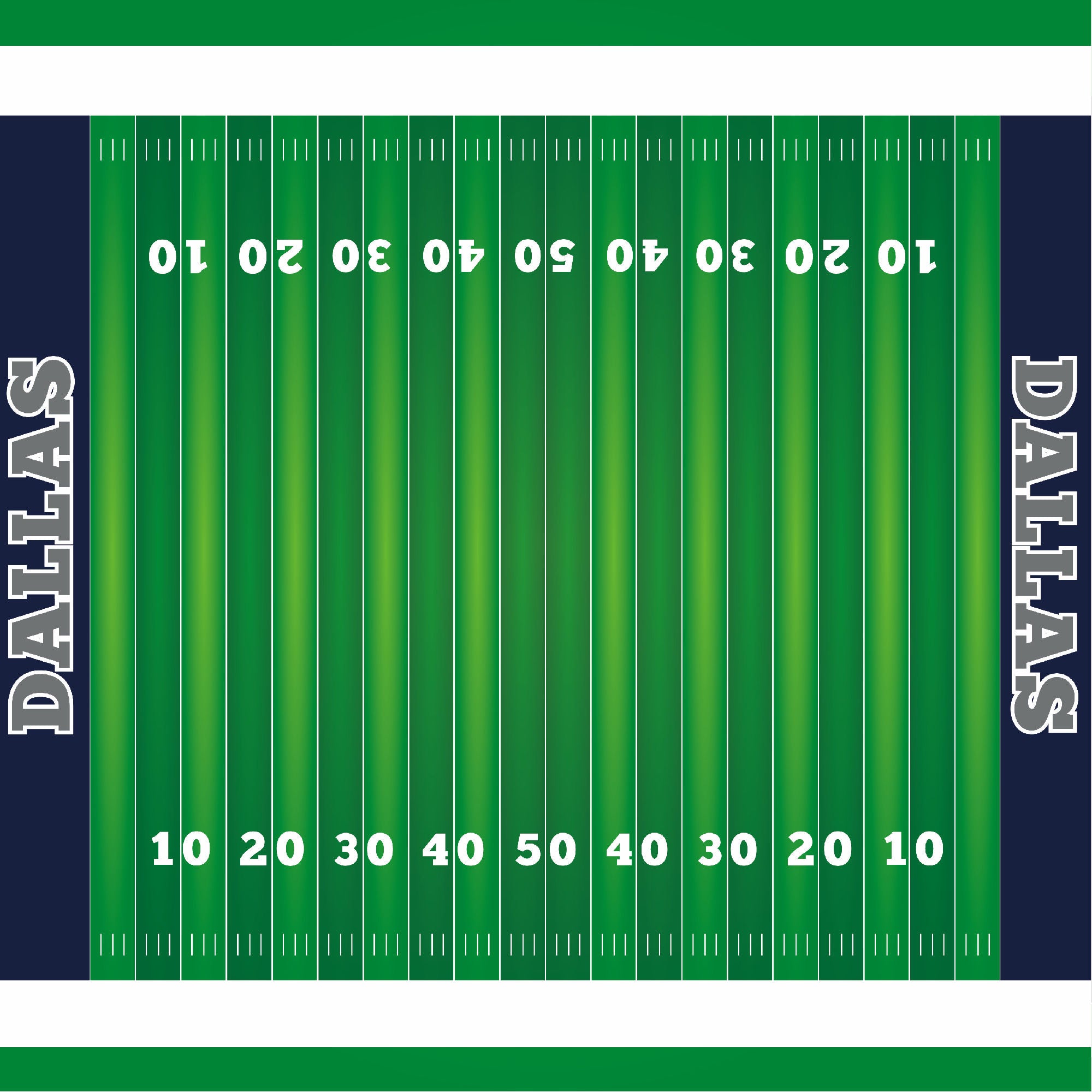 Football Season Collection Dallas On The Field 12 x 12 Double-Sided Scrapbook Paper by SSC Designs