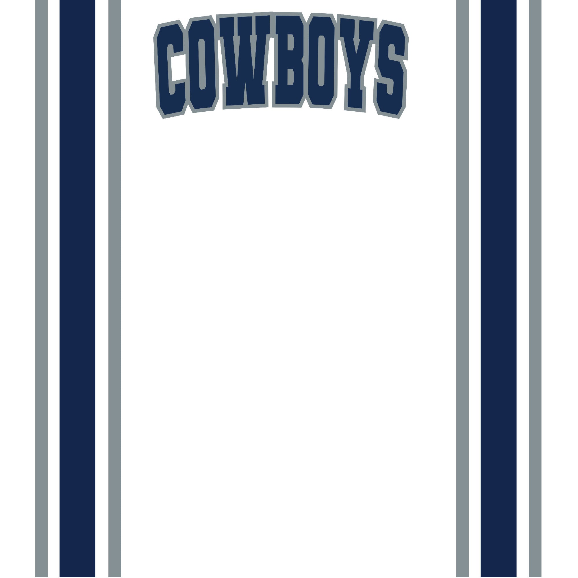 Football Season Collection Cowboys Football Jersey 12 x 12 Double-Sided Scrapbook Paper by SSC Designs