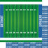 Football Season Collection Detroit  On The Field 12 x 12 Double-Sided Scrapbook Paper by SSC Designs