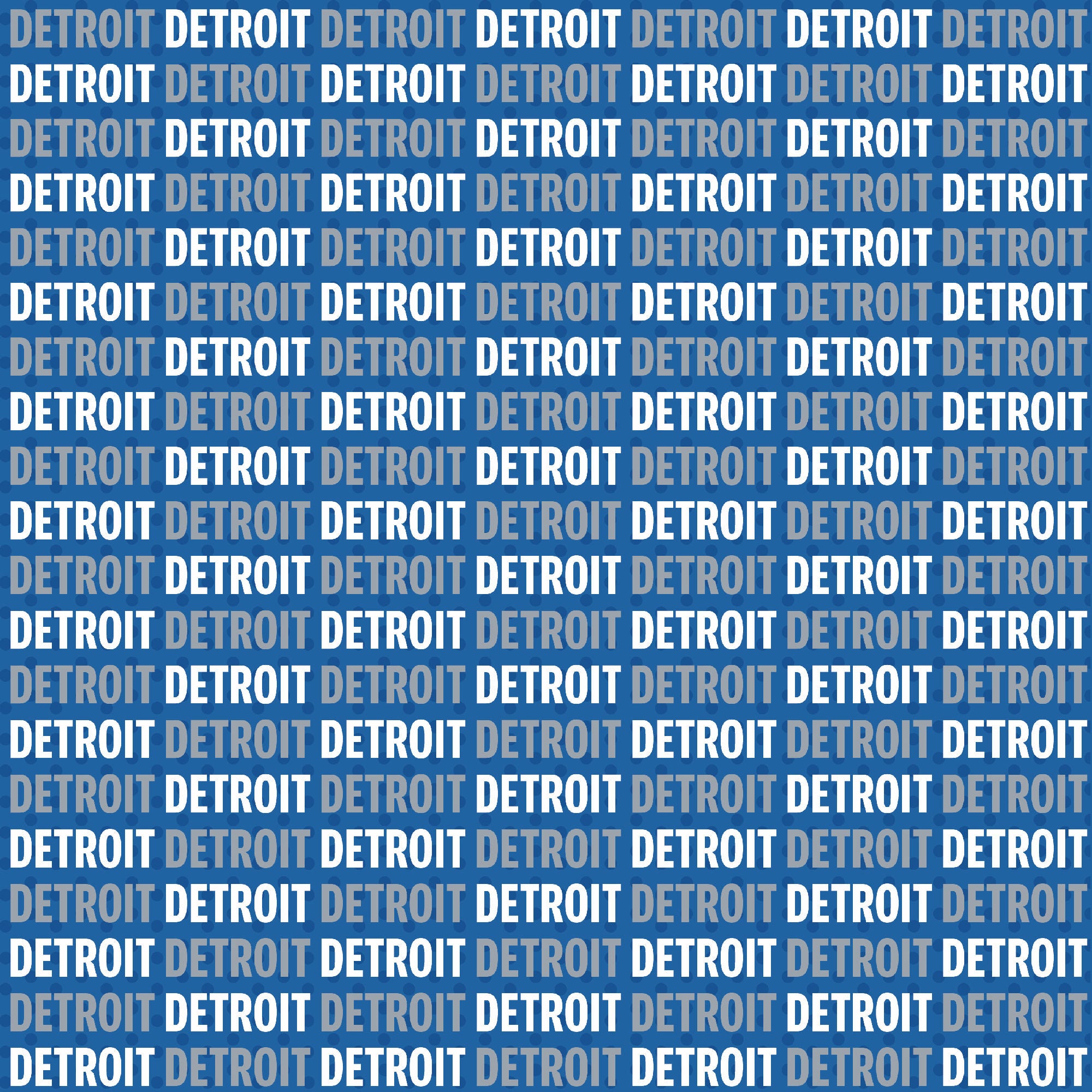 Football Season Collection Detroit  On The Field 12 x 12 Double-Sided Scrapbook Paper by SSC Designs