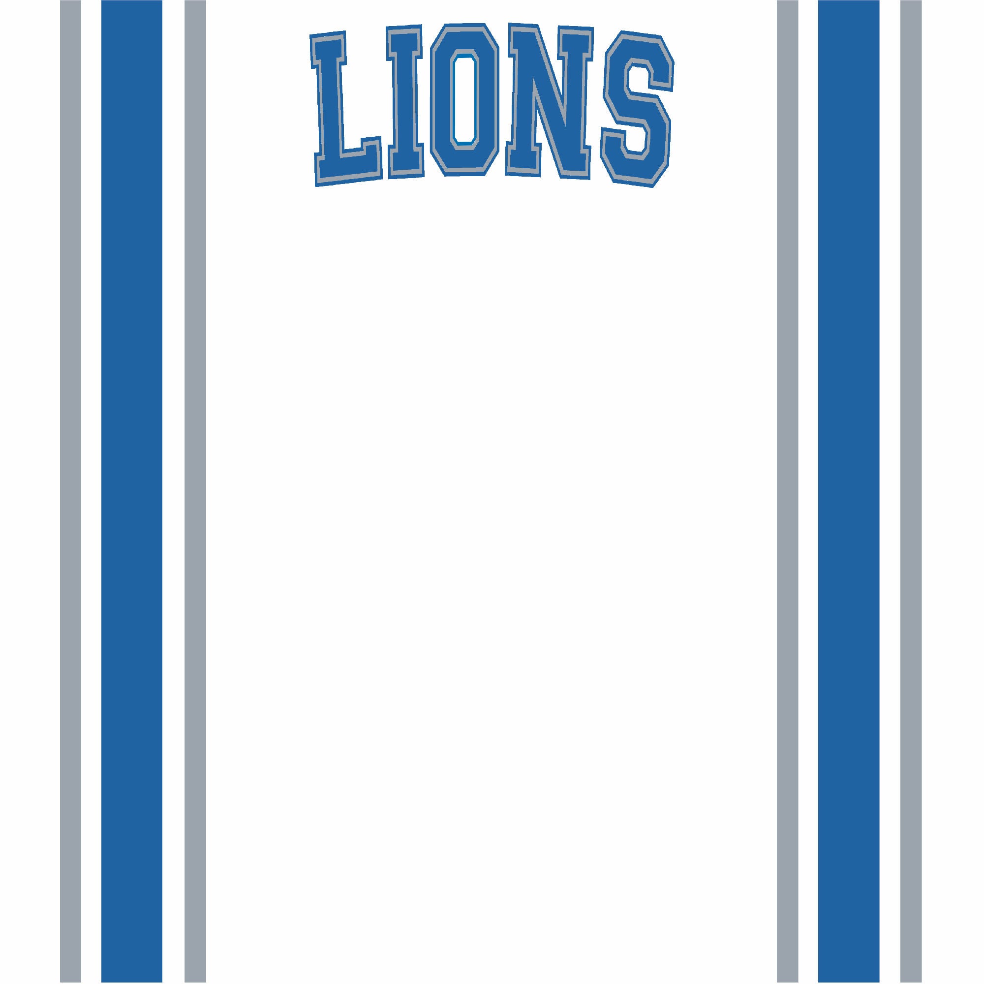 Football Season Collection Lions Football Jersey 12 x 12 Double-Sided Scrapbook Paper by SSC Designs