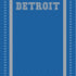 Football Season Collection Detroit  City Pride 12 x 12 Double-Sided Scrapbook Paper by SSC Designs