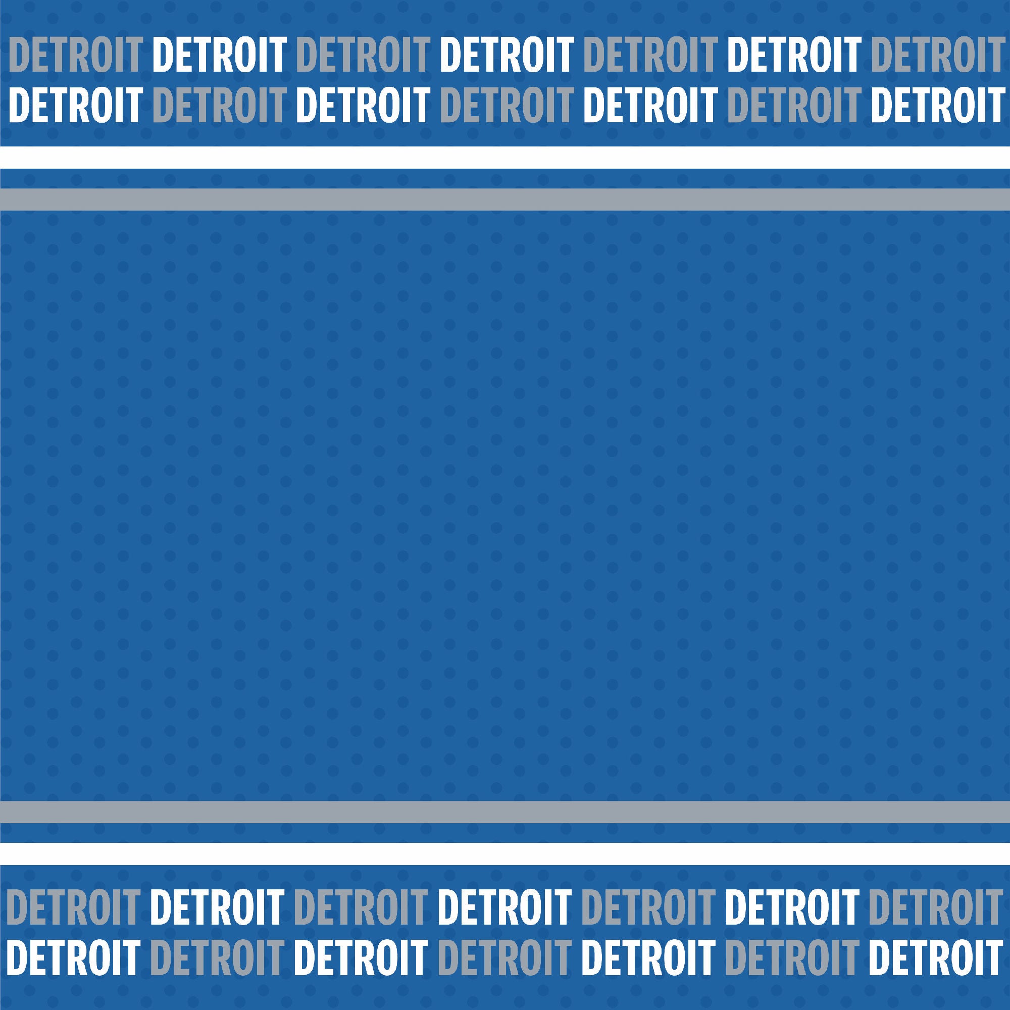Football Season Collection Detroit  City Pride 12 x 12 Double-Sided Scrapbook Paper by SSC Designs