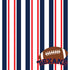 Football Season Collection Texans Sporty Stripes 12 x 12 Double-Sided Scrapbook Paper by SSC Designs