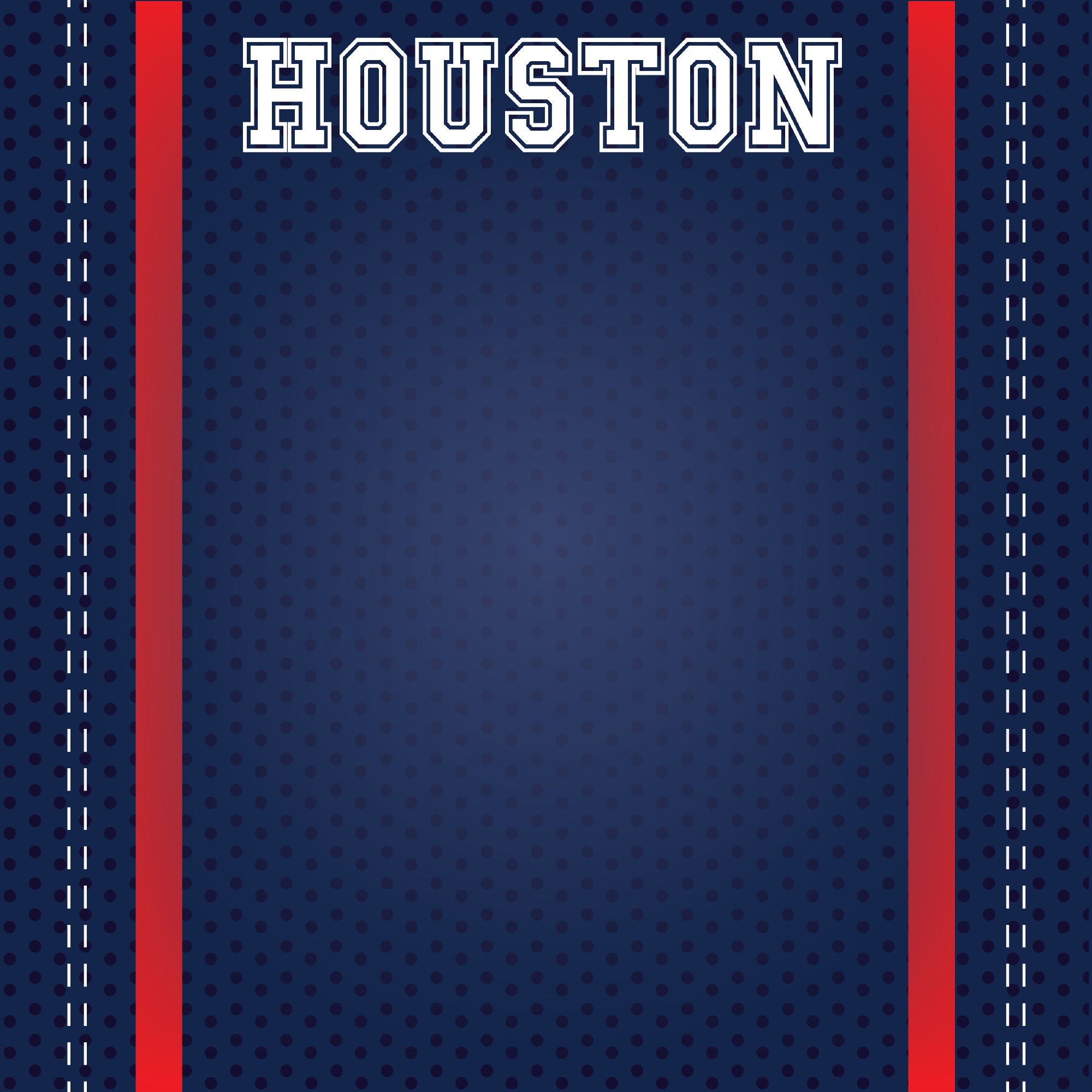 Football Season Collection Houston City Pride 12 x 12 Double-Sided Scrapbook Paper by SSC Designs