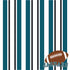 Football Season Collection Jaguars Sporty Stripes 12 x 12 Double-Sided Scrapbook Paper by SSC Designs