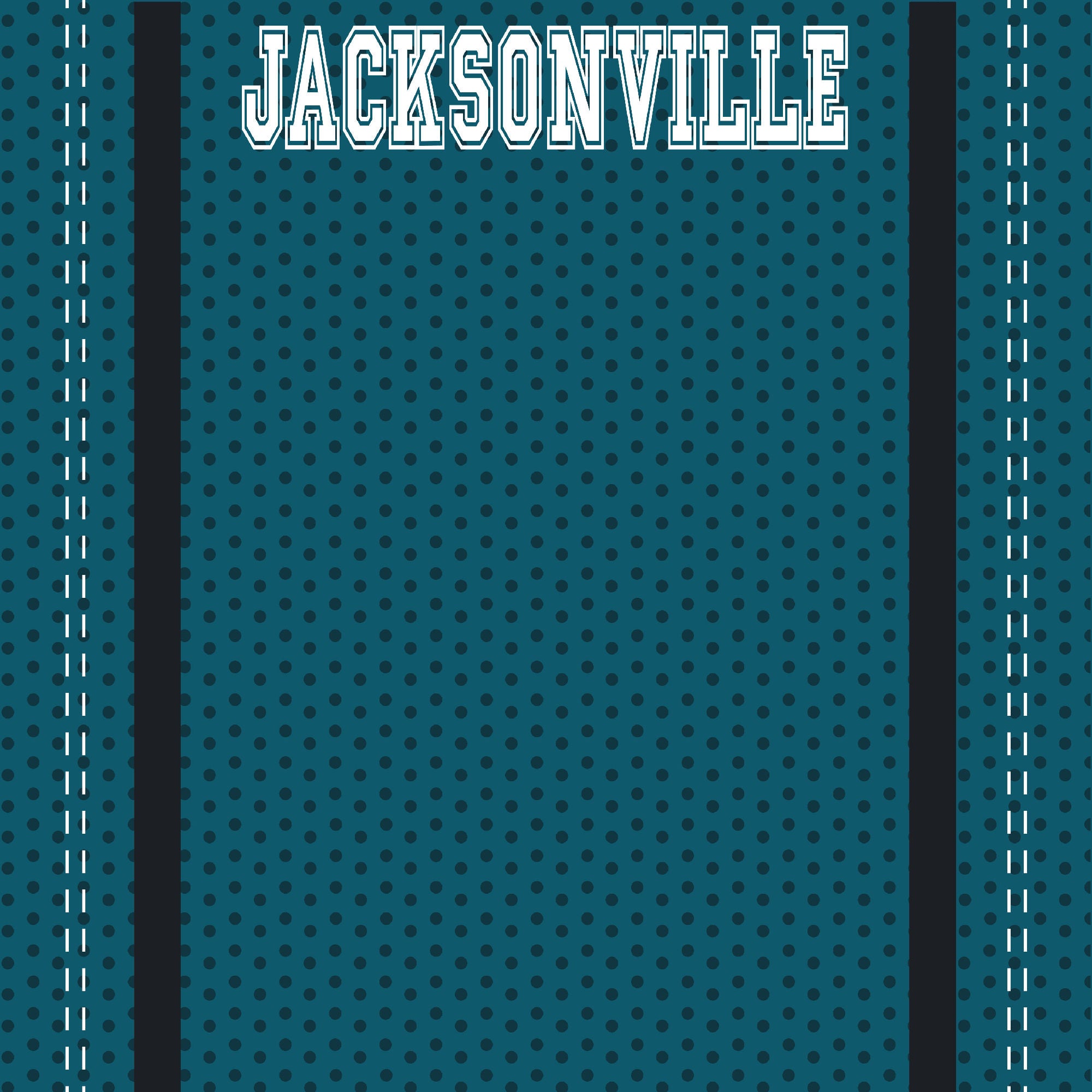 Football Season Collection Jacksonville City Pride 12 x 12 Double-Sided Scrapbook Paper by SSC Designs