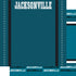 Football Season Collection Jacksonville City Pride 12 x 12 Double-Sided Scrapbook Paper by SSC Designs