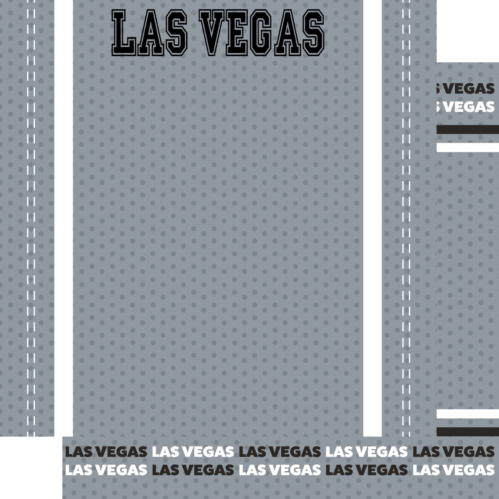 Football Season Collection Las Vegas City Pride 12 x 12 Double-Sided Scrapbook Paper by SSC Designs