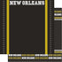 Football Season Collection New Orleans City Pride 12 x 12 Double-Sided Scrapbook Paper by SSC Designs