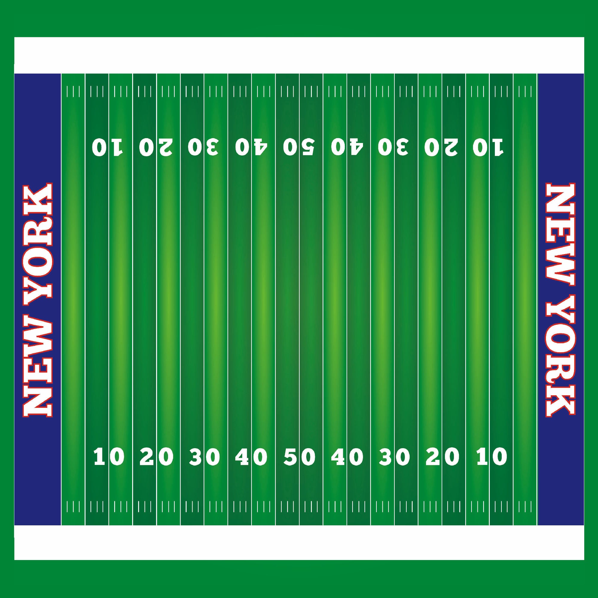 Football Season Collection New York On The Field 12 x 12 Double-Sided Scrapbook Paper by SSC Designs