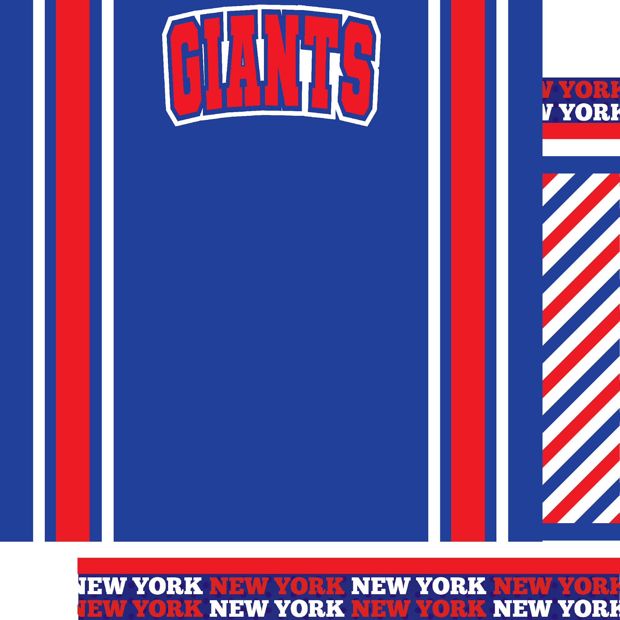 Football Season Collection Giants Football Jersey 12 x 12 Double-Sided Scrapbook Paper by SSC Designs