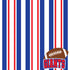 Football Season Collection Giants Sporty Stripes 12 x 12 Double-Sided Scrapbook Paper by SSC Designs