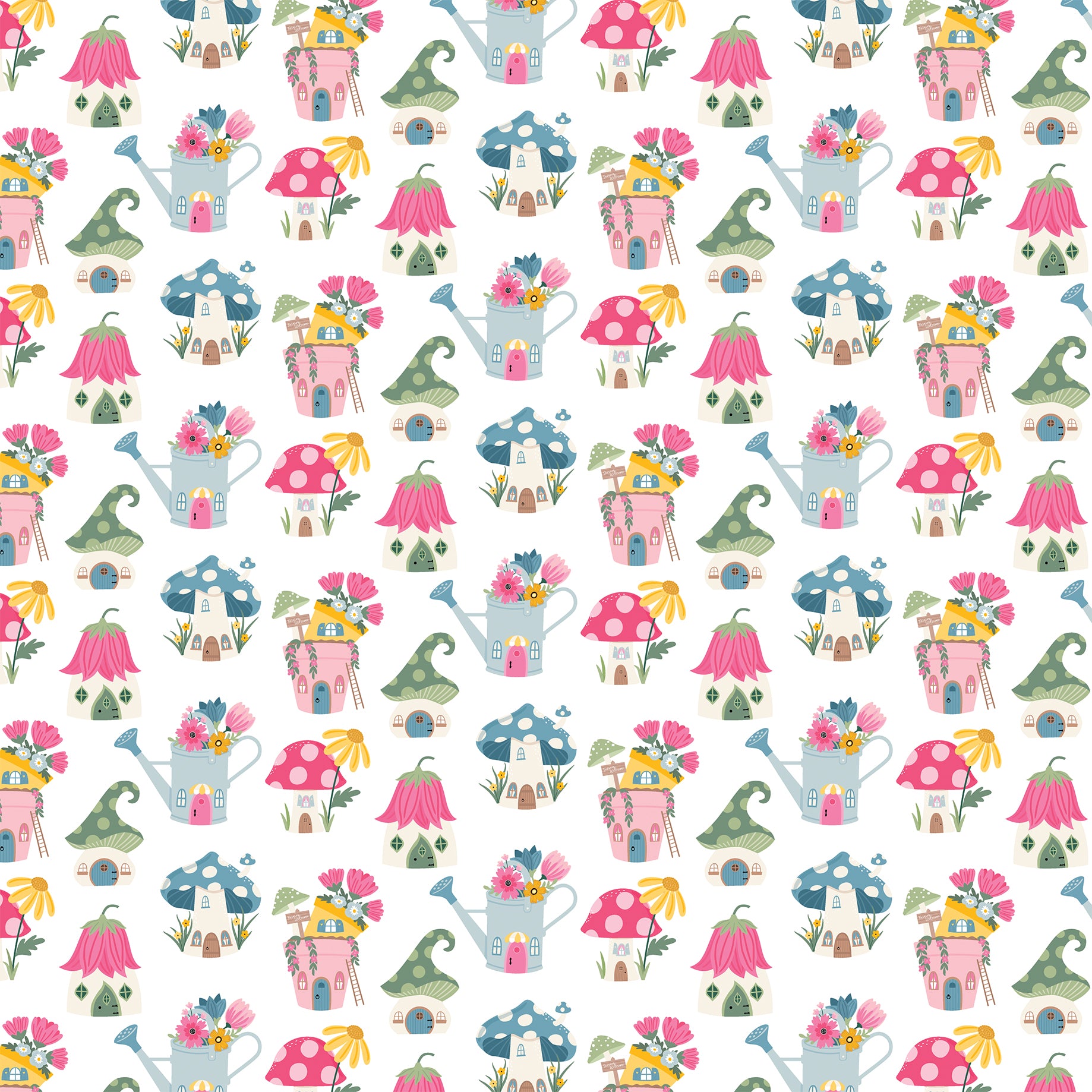 Fairy Garden Collection Dreamy Fairy Garden 12 x 12 Double-Sided Scrapbook Paper by Echo Park Paper