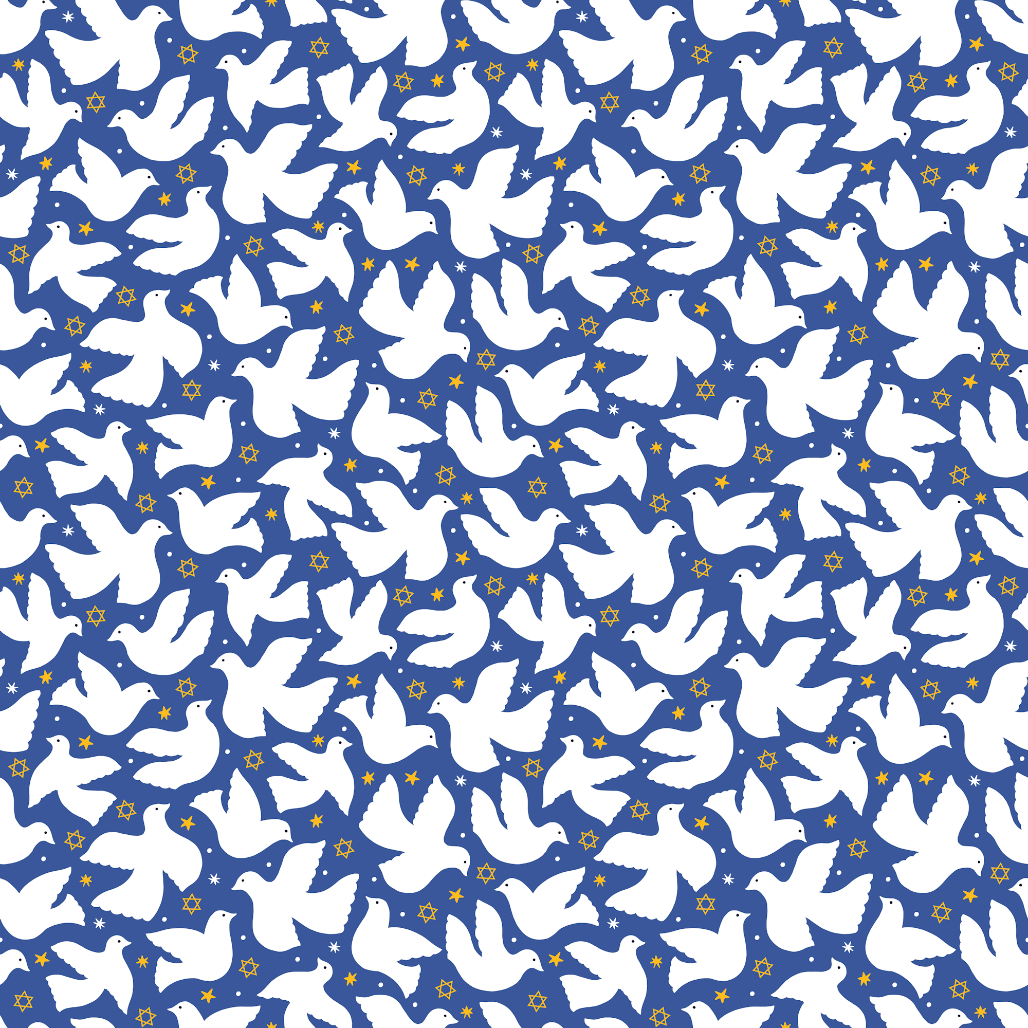 Festival of Lights Collection Dove Love 12 x 12 Double-Sided Scrapbook Paper by SSC Designs
