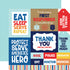 First Responder Collection 13-Piece Collection Kit by Echo Park Paper-12 Papers, 1 Sticker