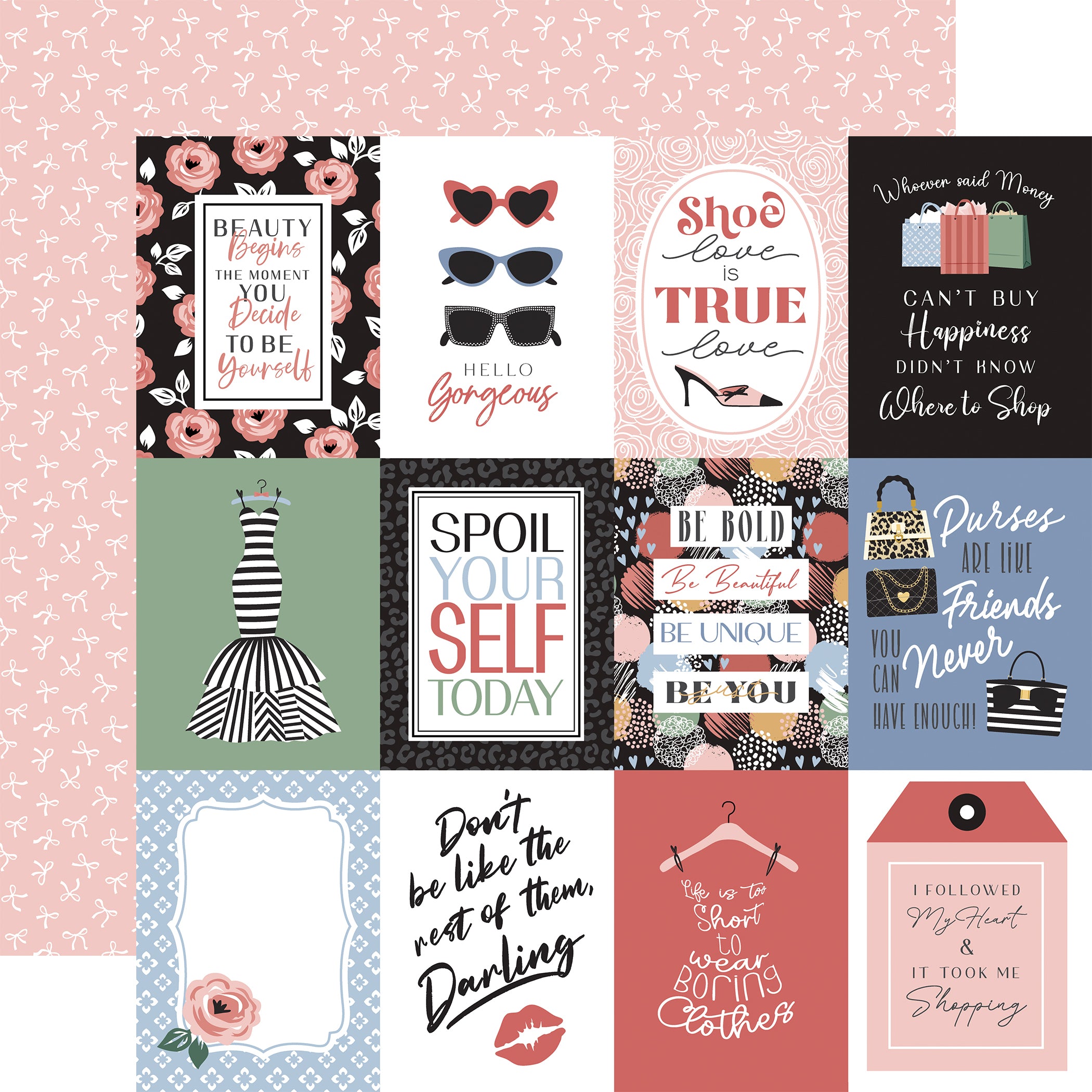 Fashion 12 x 12 Scrapbook Collection Kit by Echo Park Paper - 13 Pieces