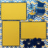 Festival of Lights Hanukkah (2) - 12 x 12 Pages, Fully-Assembled & Hand-Crafted 3D Scrapbook Premade by SSC Designs