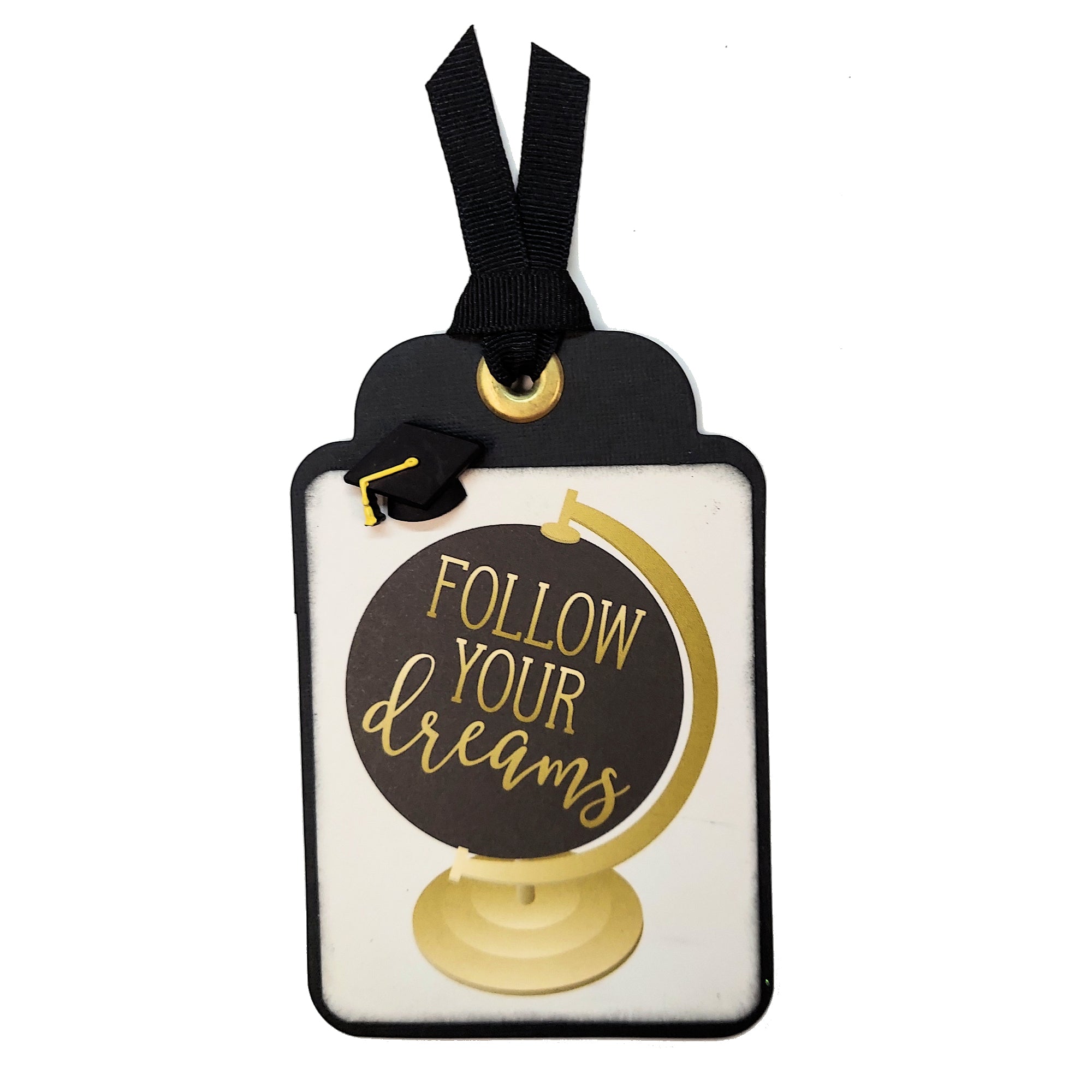 Follow Your Dreams Tag 3 x 5 Coordinating Scrapbook Tag Embellishment by SSC Designs