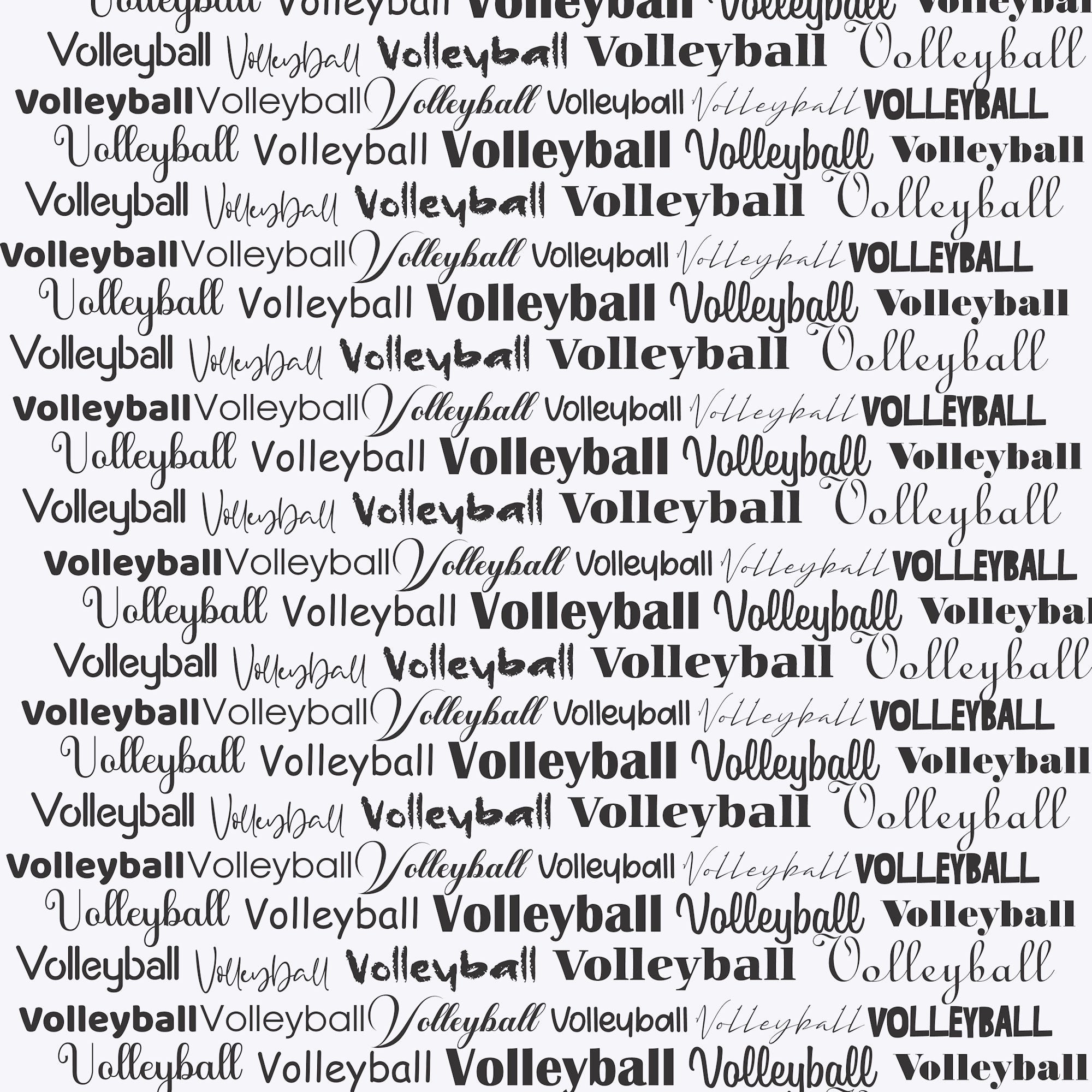 Go Big Sports Collection Volleyball 12 x 12 Double-Sided Scrapbook Paper by SSC Designs