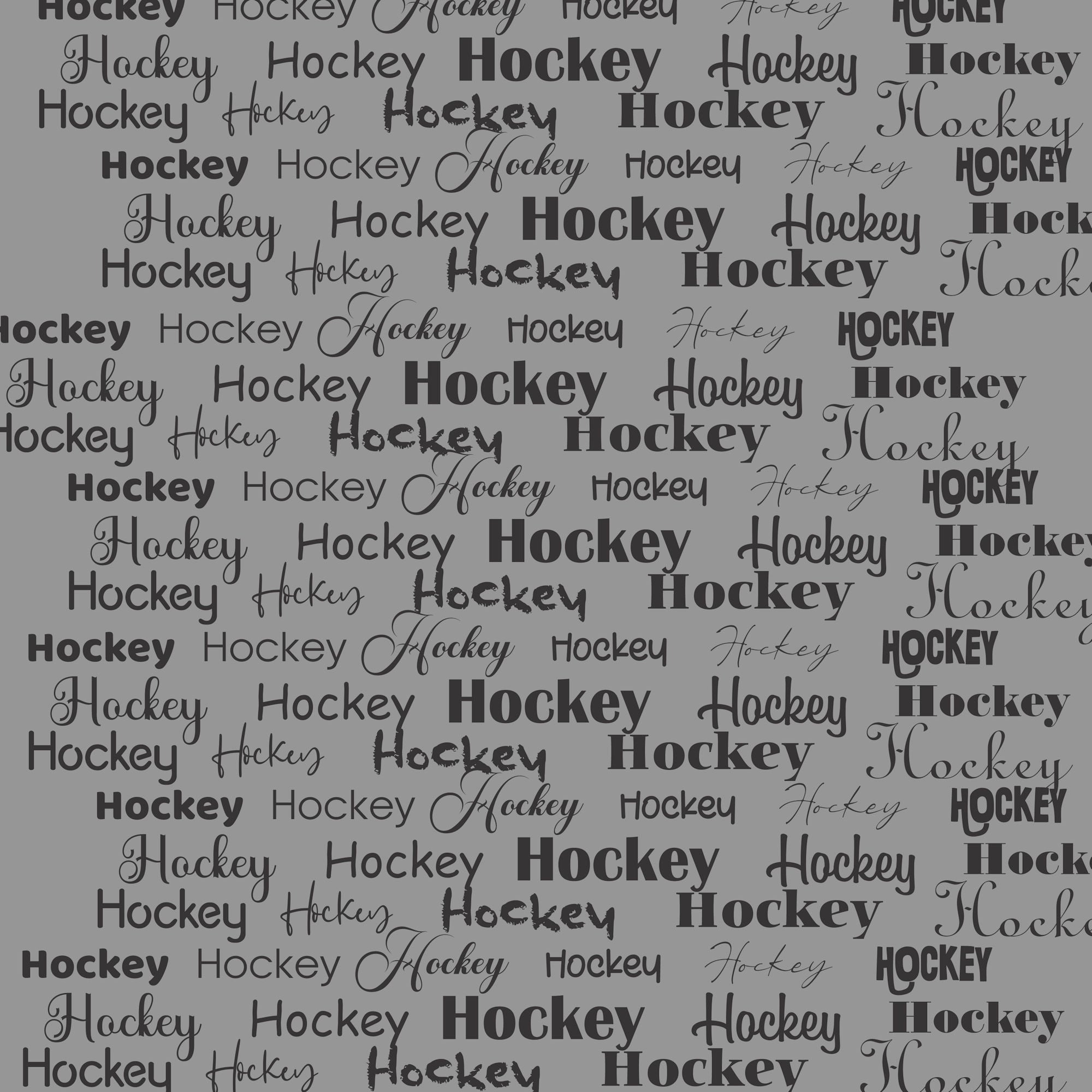 Go Big Sports Collection Hockey 12 x 12 Double-Sided Scrapbook Paper by SSC Designs