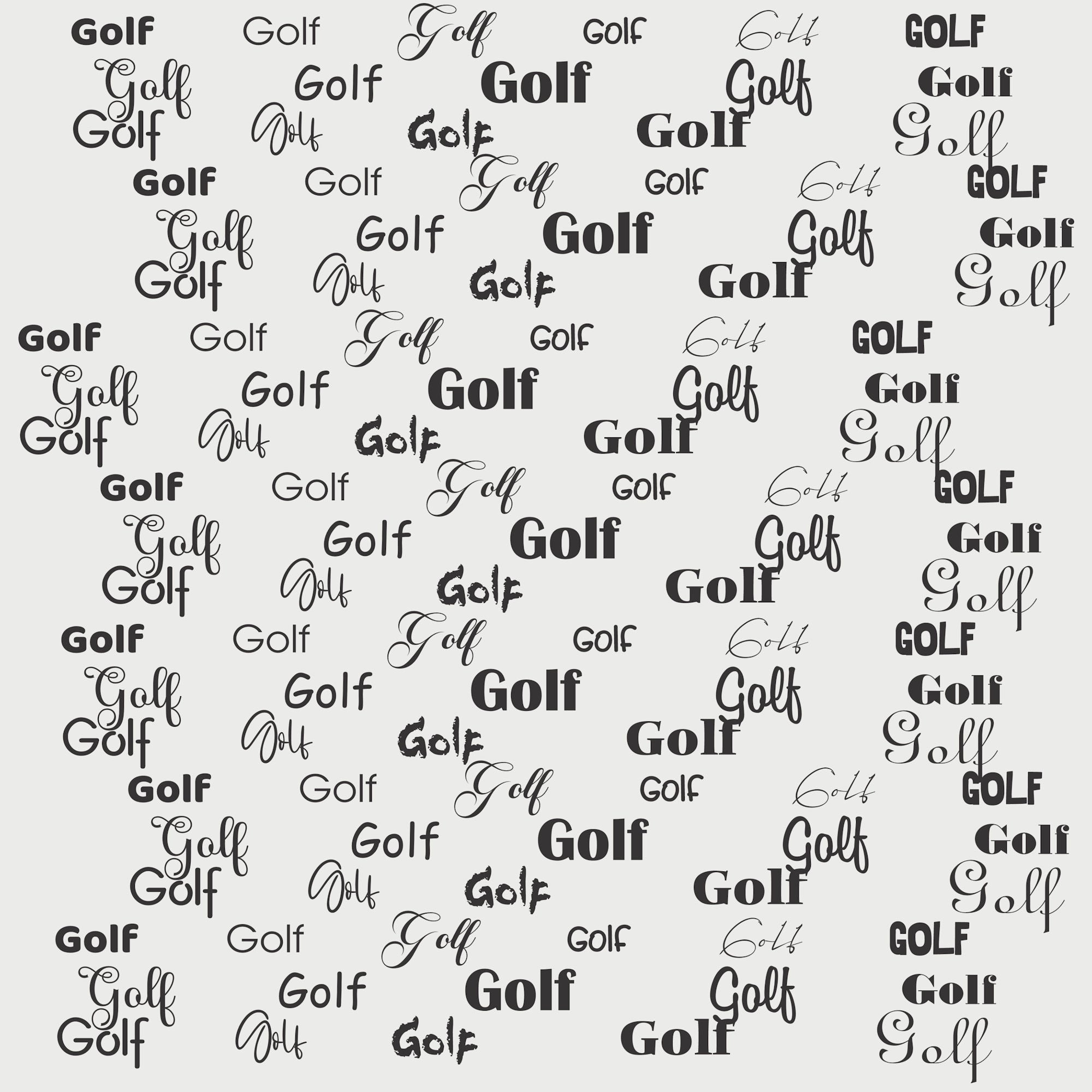 Go Big Sports Collection Golf 12 x 12 Double-Sided Scrapbook Paper by SSC Designs