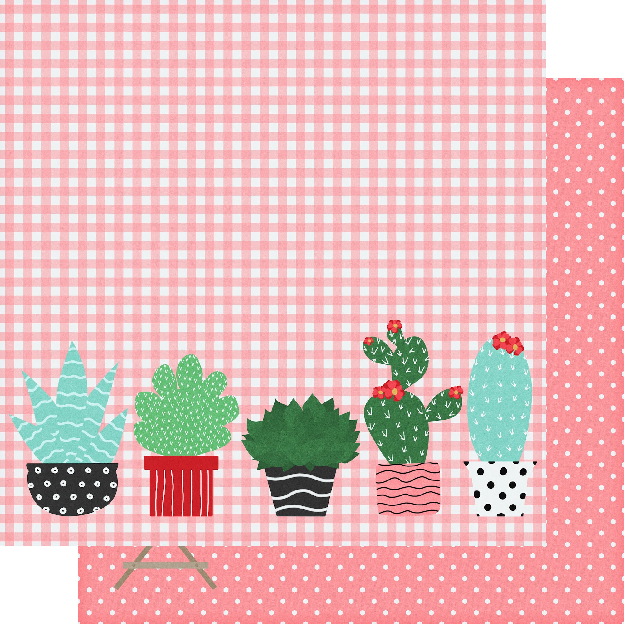 Glamping Collection Love My Glamper 12 x 12 Double-Sided Scrapbook Paper by SSC Designs