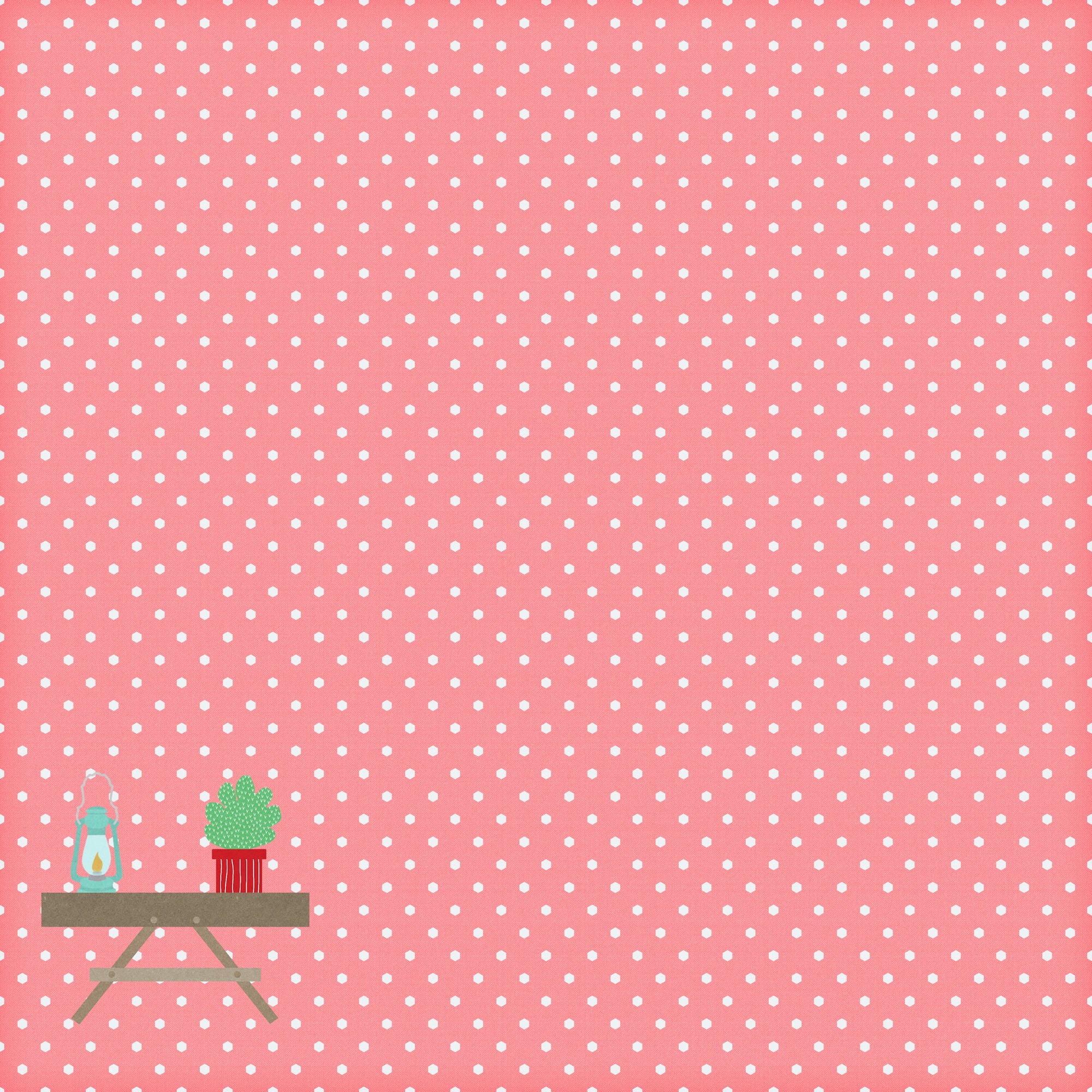Glamping Collection Love My Glamper 12 x 12 Double-Sided Scrapbook Paper by SSC Designs