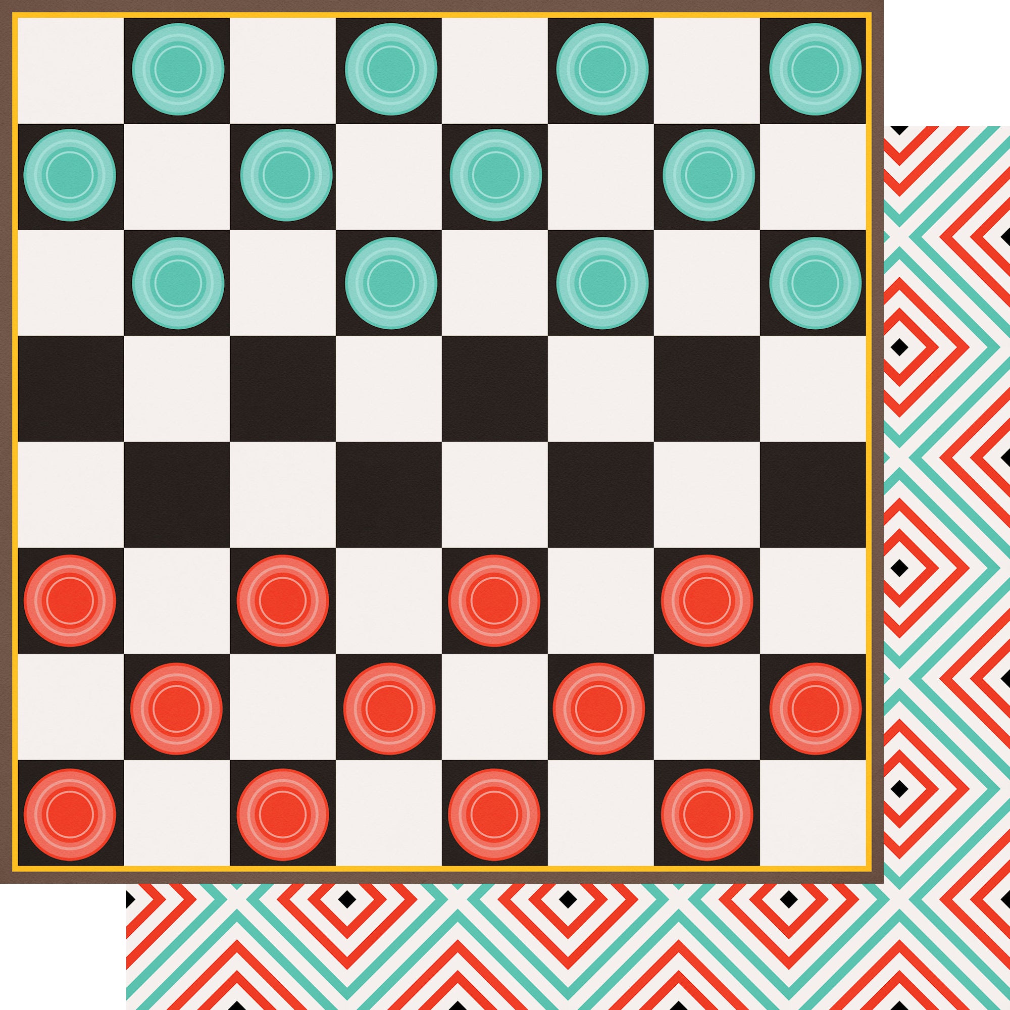 Game Night 12 x 12 Scrapbook Paper & Embellishment Kit by SSC Designs