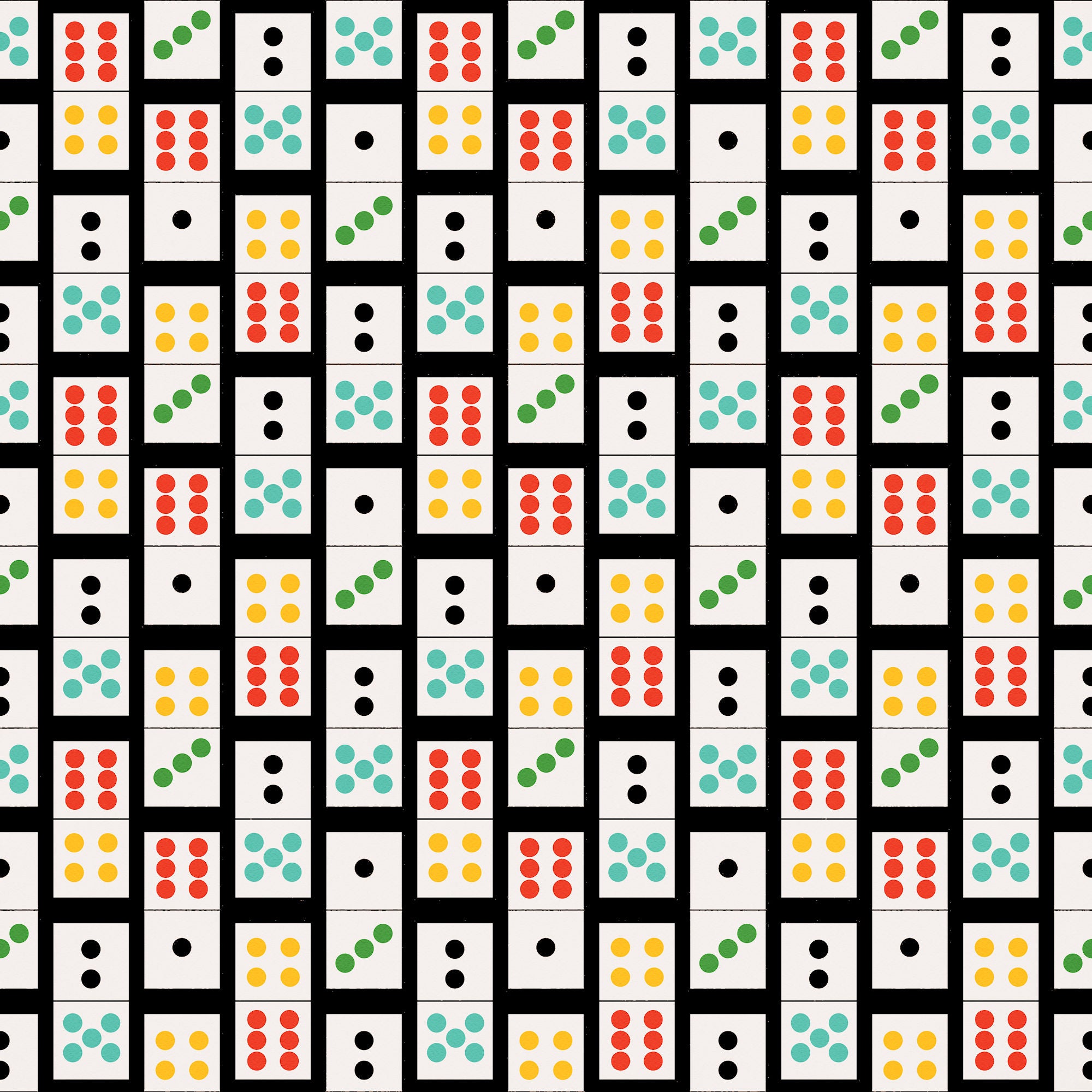 Game Night Collection Domino Delight 12 x 12 Double-Sided Scrapbook Paper by SSC Designs