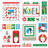Gnome For The Holidays Christmas Collection 5 x 5 Die Cut Scrapbook Embellishments by Photo Play Paper
