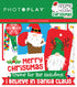 Gnome For The Holidays Christmas Collection 5 x 5 Die Cut Scrapbook Embellishments by Photo Play Paper