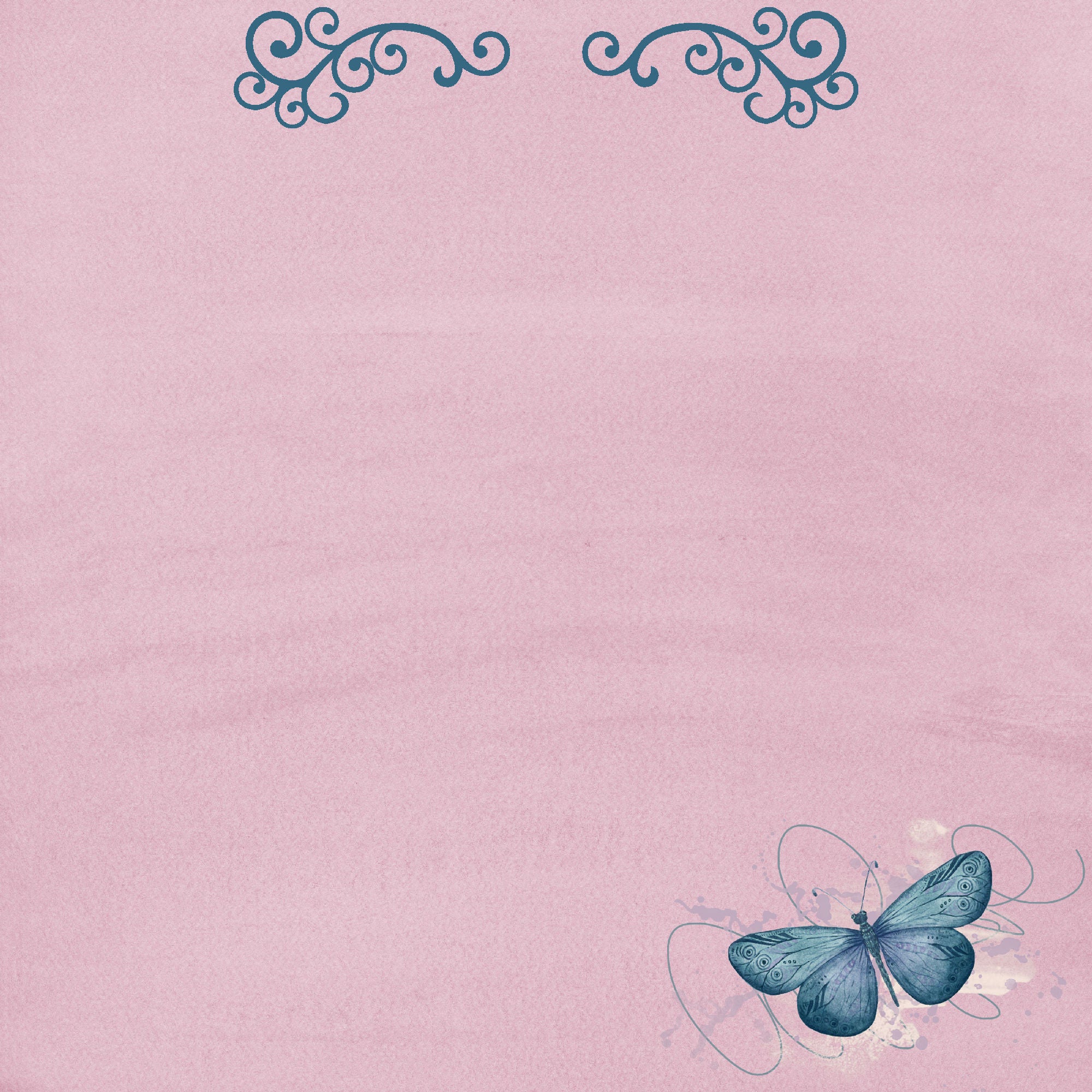 Gone But Not Forgotten Collection Whispered Memories 12 x 12 Double-Sided Scrapbook Paper by SSC Designs
