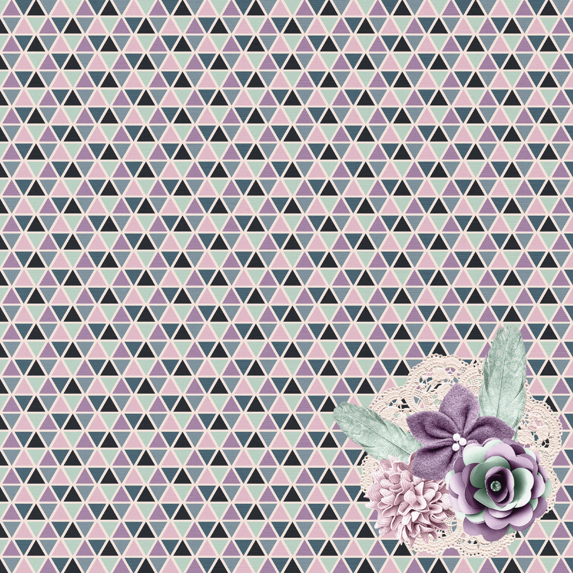 Gone But Not Forgotten Collection Legacy Of Love 12 x 12 Double-Sided Scrapbook Paper by SSC Designs