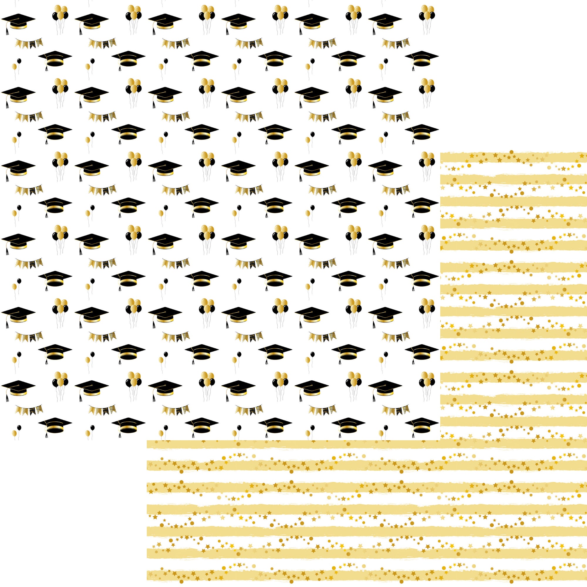 Graduation Collection Congratulations 12 x 12 Double-Sided Scrapbook Paper by SSC Designs