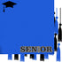 Graduate 2025 Collection Custom Color Senior 12 x 12 Double-Sided Scrapbook Paper by SSC Designs