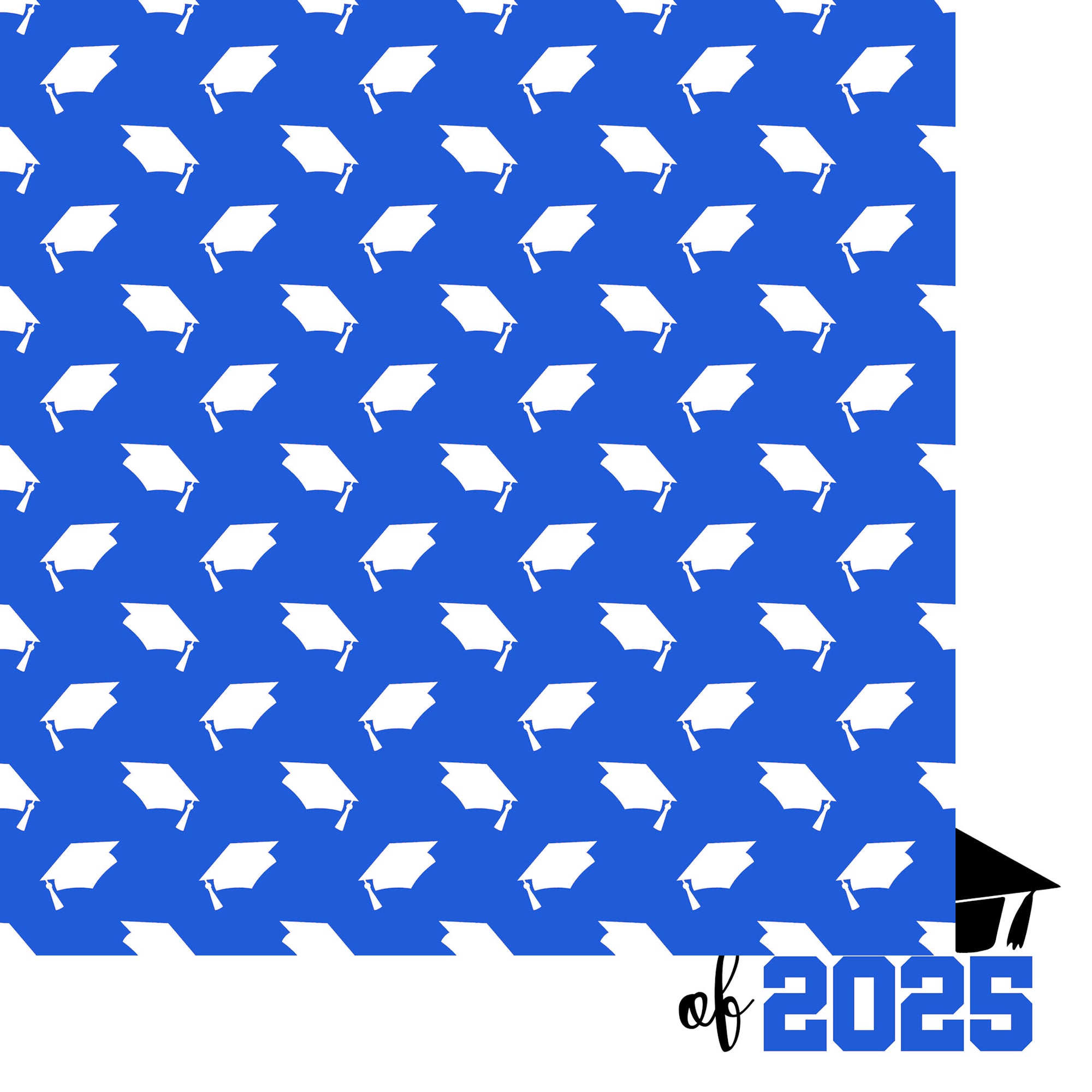 Graduate 2025 Collection Class of 2025 12 x 12 Double-Sided Scrapbook Paper by SSC Designs