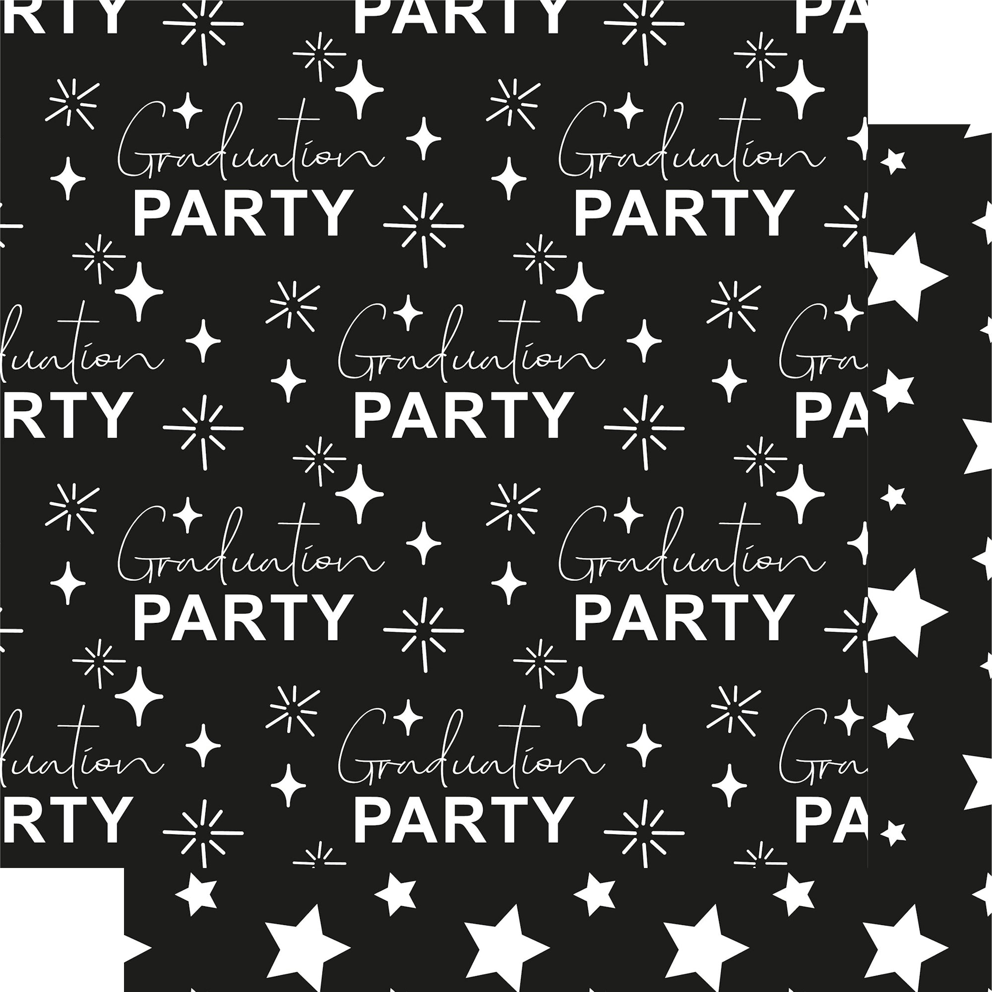Graduate 2025 Collection Custom Color Graduation Party 12 x 12 Double-Sided Scrapbook Paper by SSC Designs